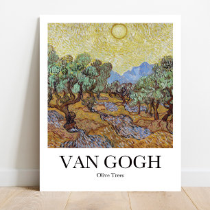 Affiche Olive Trees par Vincent van Gogh