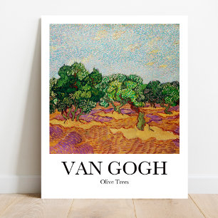 Affiche Olive Trees par Vincent Van Gogh