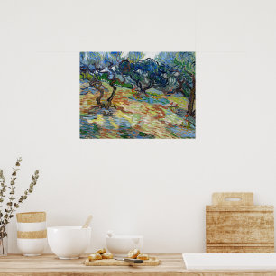 Affiche Olive Trees par Vincent van Gogh