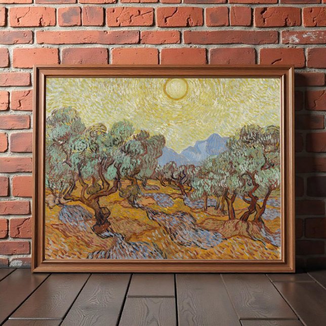 Affiche Olive Trees, Vincent van Gogh (Créateur téléchargé)