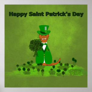 Affiche Oliver Le Shamrock de cueillette de la loutre - Sa