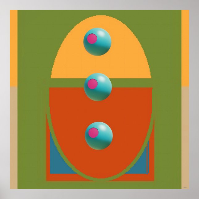 Affiche Olives TV, Partie 3 - Ken Gage Art (Devant)