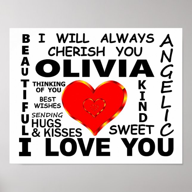 Affiche Olivia I Love You (Devant)