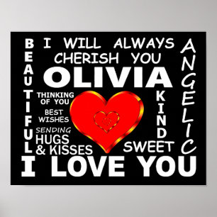 Affiche Olivia I Love You