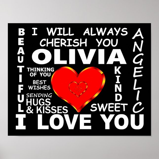 Affiche Olivia I Love You (Devant)