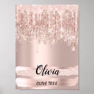 Affiche Olivia Signification du prénom Anniversaire 16 Bri