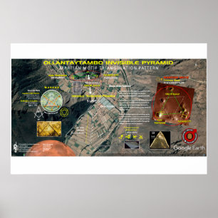 Affiche Ollantaytambo-Pyramide