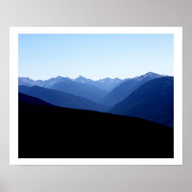 Affiche OLMPIC NATL PARK-Washington-Blue Mts. (Devant)