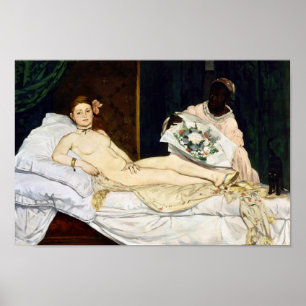 Affiche Olympia, Edouard Manet, 1863