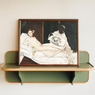 Affiche Olympia Edouard Manet Classique Peinture Française