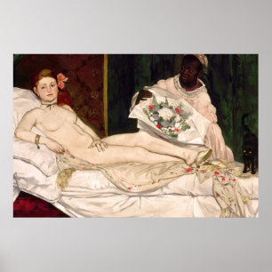 Affiche Olympia par Edouard Manet