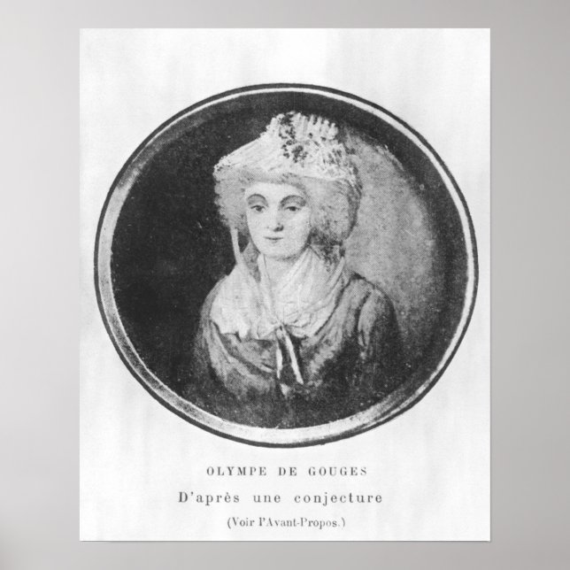 Affiche Olympie de Gouges (Devant)