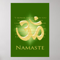 Om en Vert & Or - Namaste
