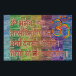 Affiche OM Gayatri Mantra<br><div class="desc"></div>