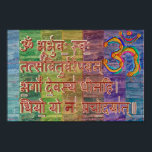 Affiche OM Gayatri Mantra<br><div class="desc"></div>