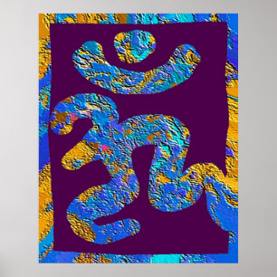 Affiche OM MANTRA - Pour la paix