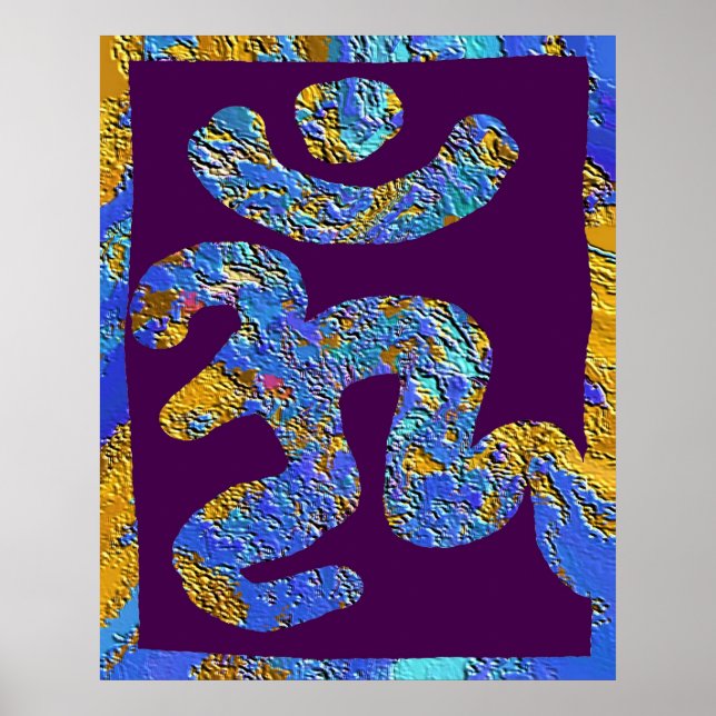 Affiche OM MANTRA - Pour la paix (Devant)