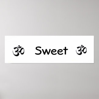 Affiche Om Sweet Om