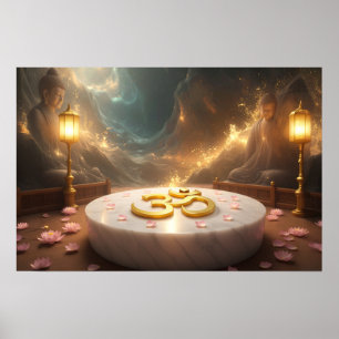 AFFICHE OM - ZEN BOUDDHISME