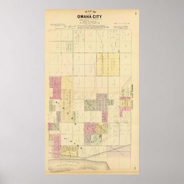 Affiche Omaha Nord, Nebraska (Devant)