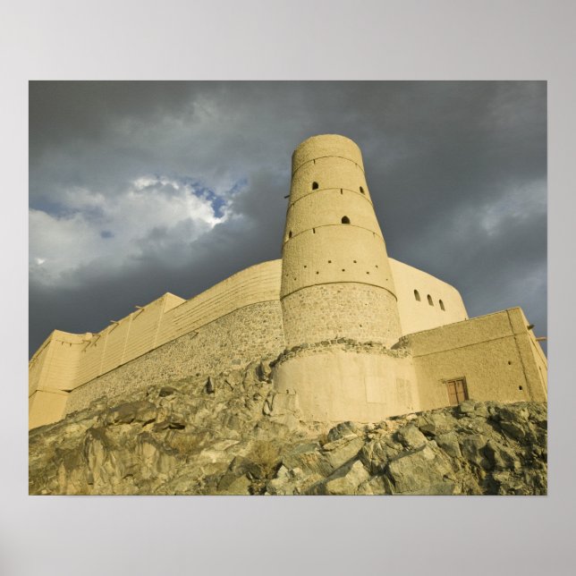 Affiche Oman, Hajar occidental, Bahla. Le fort de Bahla (Devant)
