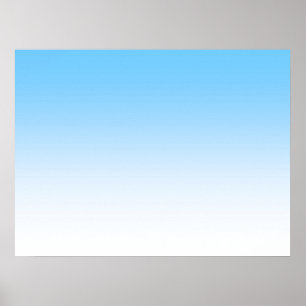 Affiche Ombre bleu ciel
