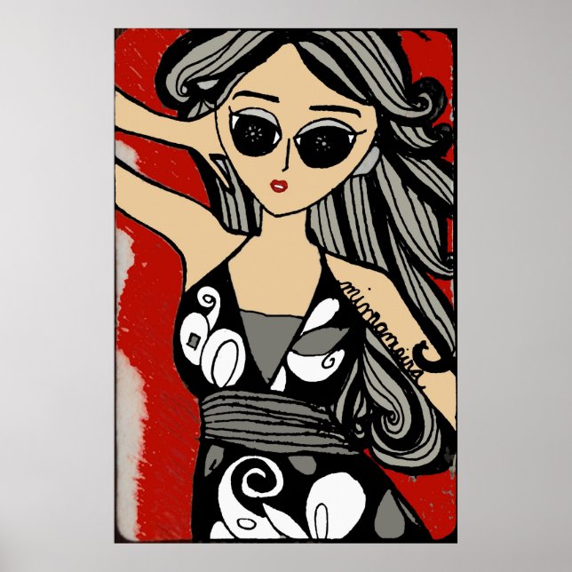 Affiche Ombre de glamour (Devant)