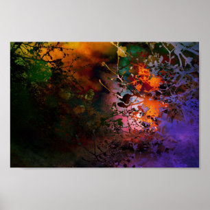 Affiche ombre des fleurs