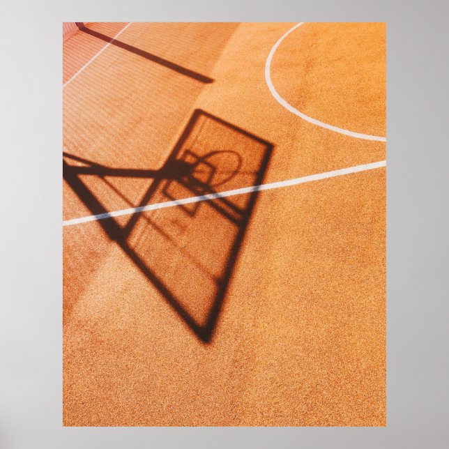 Affiche Ombre du club de basket (Devant)