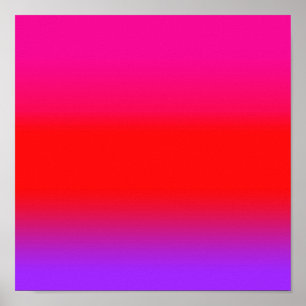 Affiche Ombre rouge violet magenta Festive