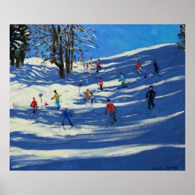 Affiche Ombres bleues Morzine (Devant)