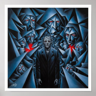 Affiche Ombres fracturées