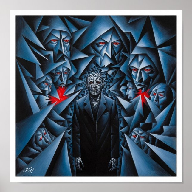 Affiche Ombres fracturées (Devant)