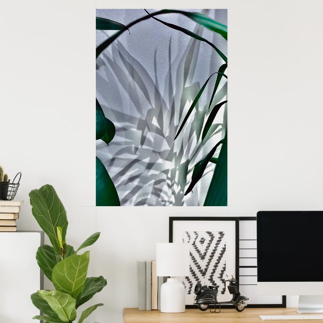 Affiche Ombres grises (Bureau à domicile)
