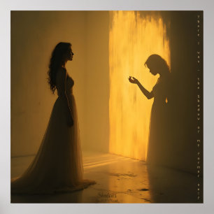 Affiche Ombres - Imaginaire AI Art numérique d'impression