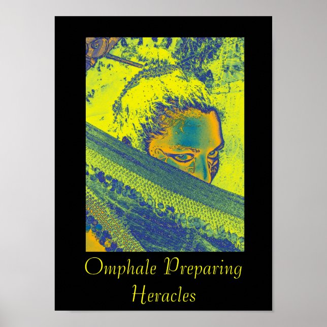 Affiche Omphale Préparer les héracules (Devant)
