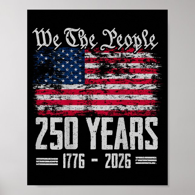 Affiche (on back) 250 years american 250th anniversary us  (Devant)