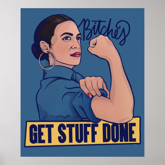 Affiche On fait des trucs AOC Rosie le riveter (Devant)