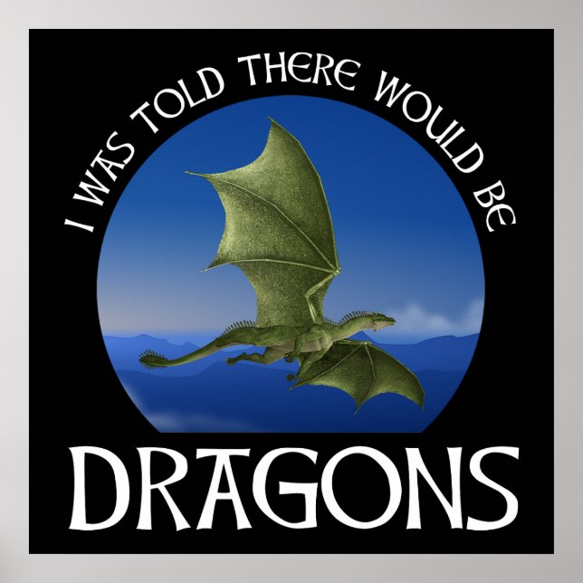 Affiche On m'a dit qu'il y aurait des dragons (Devant)