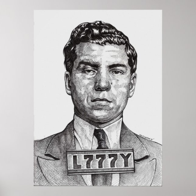 Affiche On M'Appelle Lucky Lucky Luciano (Devant)
