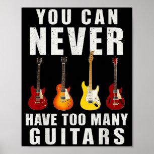 Affiche On ne peut jamais avoir trop de guitares musique d