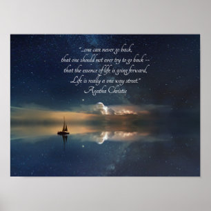 Affiche On ne peut jamais retourner à l'affiche