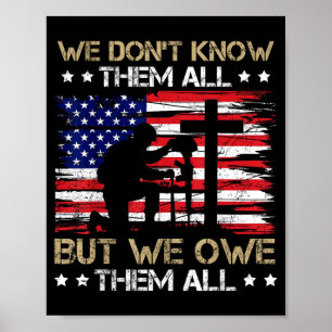 Affiche On ne sait pas mais on leur doit Memorial Day