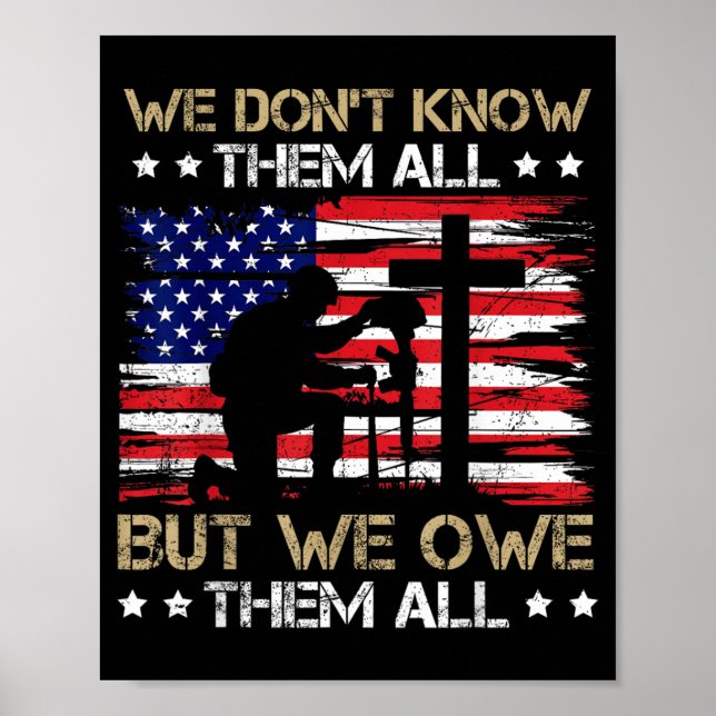 Affiche On ne sait pas mais on leur doit Memorial Day (Devant)