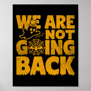 Affiche On ne va pas voter Kamala Harris Halloween Gh