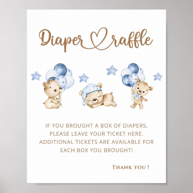 Affiche On peut attendre la tombola (Devant)