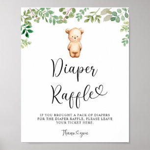 Affiche On peut attendre la tombola