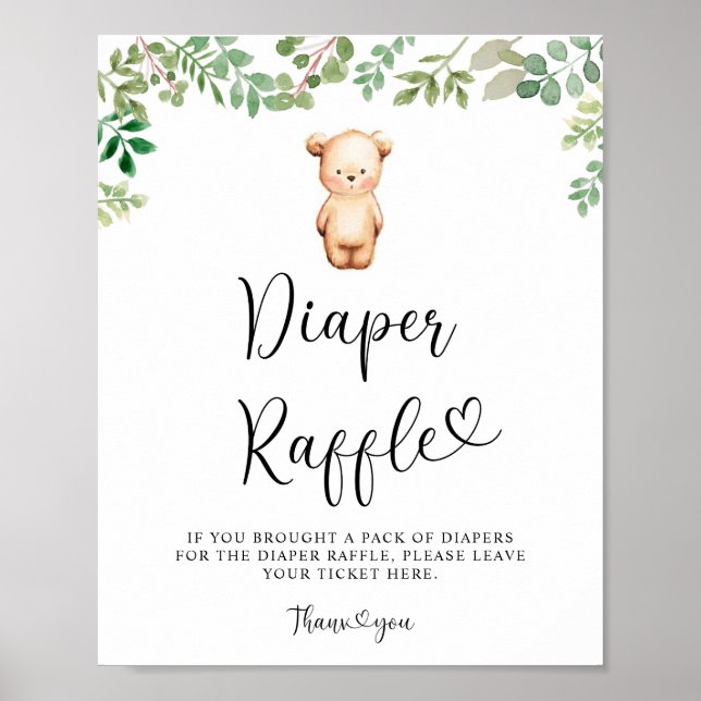 Affiche On peut attendre la tombola (Devant)