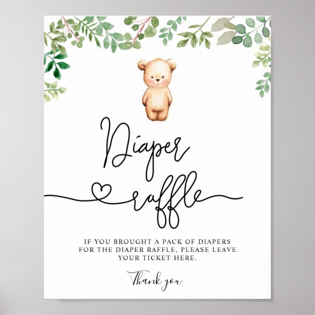 Affiche On peut attendre la tombola (Devant)