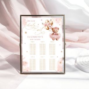 Affiche On Peut Attendre Le Baby shower Des Filles